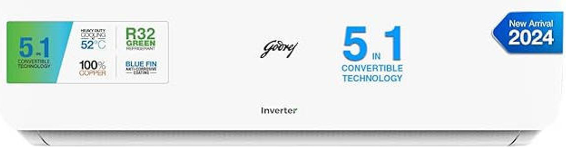 Godrej EI 18NINV3R32 WYE 1.5 Ton 3 Star Inverter Split Air Conditioner