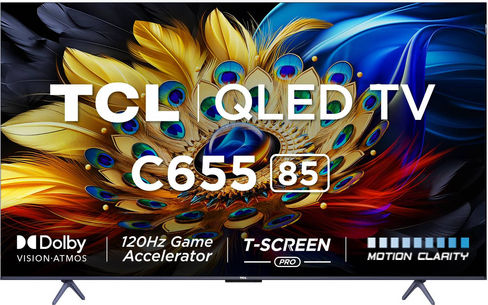 TCL 85C655 85 inch UHD Smart QLED TV