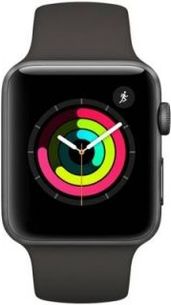 Apple Watch Series 3 Silver Aluminium Case with Fog Sport Band 42mm