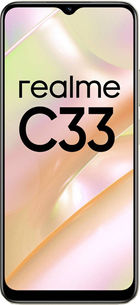 Móvil - realme C33, Sandy Gold, 64 GB, 4 GB RAM, 6.5  HD+, Unisoc