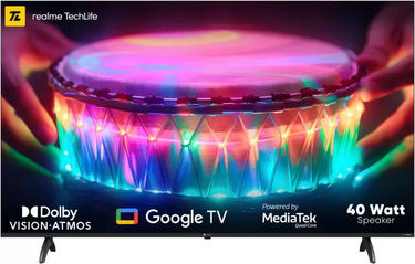 realme TechLife CineSonic Q 55UHDGQRWSGQ 55 inch UHD Smart QLED TV
