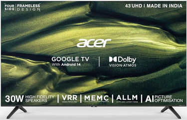 Acer L Series AR43UDLGU2875AT 43 inch UHD Smart LED TV