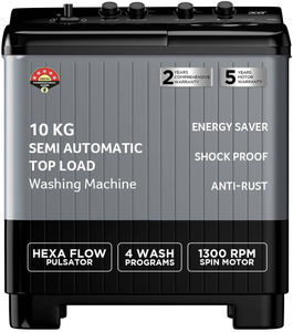 Acer 10 Kg Semi Automatic Top Load Washing Machine (AR10SAMBGL124D)