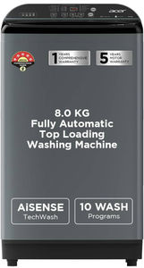 Acer 8 Kg Fully Automatic Top Load Washing Machine (AR80QFATLH1C1IG24D)