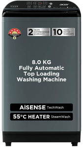 Acer 8 Kg Fully Automatic Top Load Washing Machine (AR80HFATLH2C2IG24D)