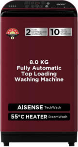 Acer 8 Kg Fully Automatic Top Load Washing Machine (AR80HFATLH2C2CR24D)