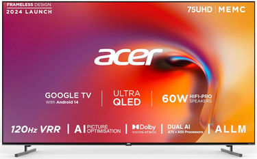 Acer Super Series AR85QDXGU2875AT 85 inch UHD Smart QLED TV