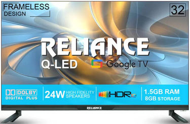 Reliance RW32GQ8676HD 32 inch HD ready Smart QLED TV