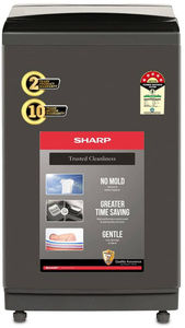 Sharp 9 Kg Fully Automatic Top Load Washing Machine (ES-T90N-BK)