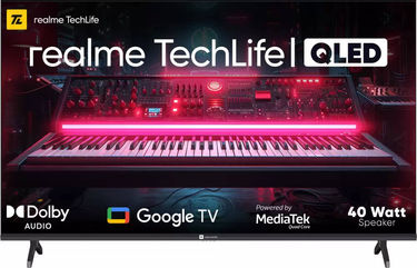 realme TechLife CineSonic Q 32HDGQRVS2Q 32 inch HD ready Smart QLED TV
