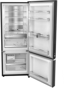Whirlpool IFPRO BM INV CNV 370 Steel onyx (3S)-Z 312 L 3 Star Inverter Frost Free Bottom-Mount Freezer Refrigerator