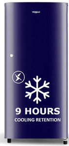 Whirlpool 205 WDE CLS 3S Sapphire Blue-Z 184 L 3 Star Direct Cool Single Door Refrigerator