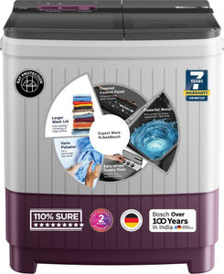 Bosch 8.5 Kg Semi Automatic Top Load Washing Machine (WJP854V0IN)