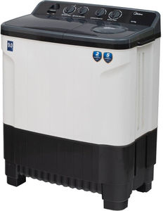 Midea 9 Kg Semi Automatic Top Load Washing Machine (MWMSA090PPG)