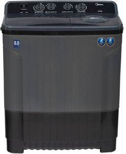 Midea 8 Kg Semi Automatic Top Load Washing Machine (MWMSA080PPG)