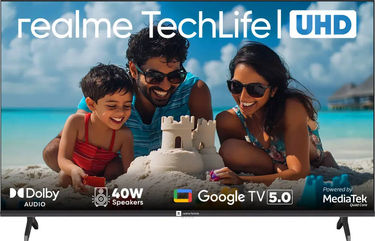 realme TechLife 43UHDGDRVSAB 43 inch UHD Smart LED TV