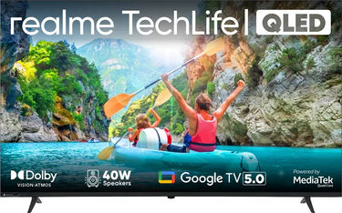 realme TechLife 65UHDGQRVSAQ 65 inch UHD Smart QLED TV