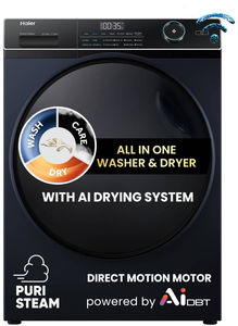 Haier 11 Kg Fully Automatic Front Load Washing Machine (EFLD110-DM14IEICBKU1)