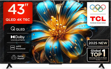 TCL 43T6C 43 inch UHD Smart QLED TV
