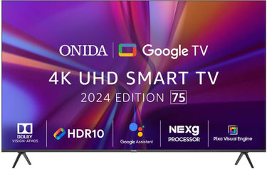 Onida 75UIG-R 75 inch UHD Smart LED TV