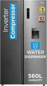 Midea MDRS704FGF46 560 L 2 Star Inverter Frost Free Side By Side Door Refrigerator