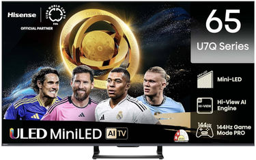 Hisense 65U7Q 65 inch UHD Smart QLED Mini LED TV