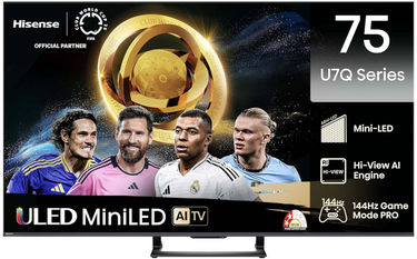 Hisense 75U7Q 75 inch UHD Smart QLED Mini LED TV