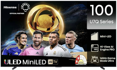 Hisense 100U7Q 100 inch UHD Smart QLED Mini LED TV