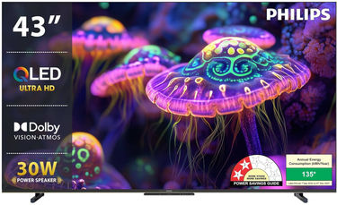 Philips Lumina Series 43PQT8100/94 43 inch UHD Smart QLED TV