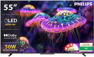 Philips Lumina Series 55PQT8100/94 55 inch UHD Smart QLED TV