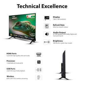 Nu LED32QUGNX 32 inch HD ready Smart QLED TV