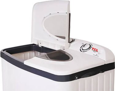 TCL 6.5 Kg Semi Automatic Top Load Washing Machine (TWT65-P103PW)