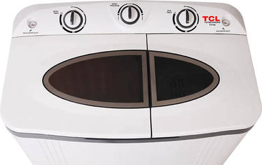 TCL 6.5 Kg Semi Automatic Top Load Washing Machine (TWT65-P103PW)