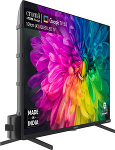 Croma CREL043UGQ333850 43 inch UHD Smart QLED TV