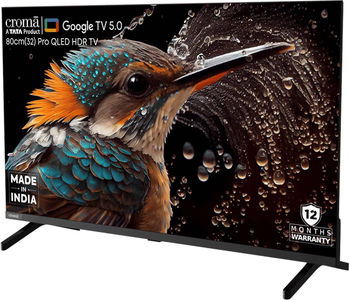 Croma CREL032HGQ024650 32 inch HD ready Smart QLED TV