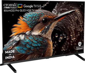 Croma CREL032HGQ024650 32 inch HD ready Smart QLED TV