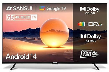 Sansui JSW55UG23Q 55 inch UHD Smart QLED TV
