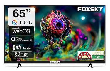 FOXSKY FS65GATV 65 inch UHD Smart QLED TV