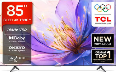 TCL 85T89C 85 inch UHD Smart QLED TV