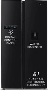 Motorola 584MS025MRBD 584 L Inverter Frost Free Side By Side Door Refrigerator