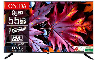 Onida NEXG KARAOKE Q55UGI120 55 inch (139 cm) QLED 4K TV