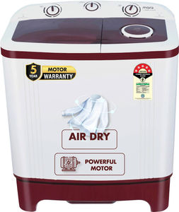 MarQ by Flipkart 6 Kg Semi Automatic Top Load Washing Machine (MQSA605NNNDM / MQSA60H5W)
