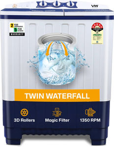 VW 7.5 Kg Semi Automatic Top Load Washing Machine (PureWash0075G)