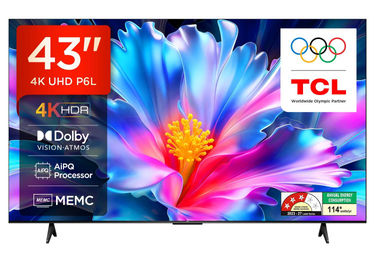 TCL 43P6L 43 inch UHD Smart LED TV