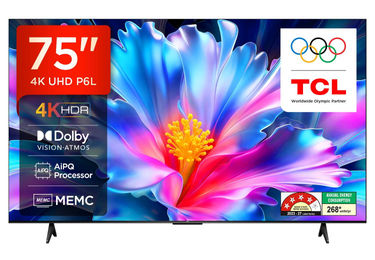 TCL 75P6L 75 inch UHD Smart LED TV