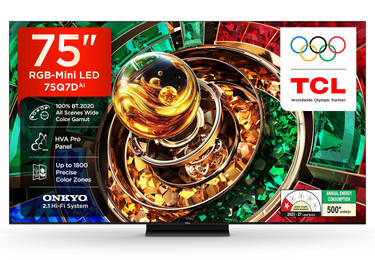TCL 75Q7D 75 inch UHD Smart Mini LED TV