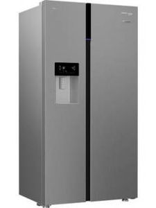 Voltas Beko RSB655XPRF 634 L Inverter Frost Free Side By Side Door Refrigerator