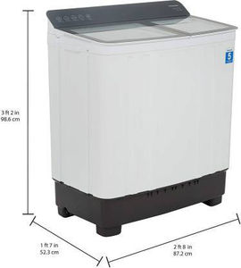 Panasonic 10 Kg Semi Automatic Top Load Washing Machine (NA-W100H6HRB)