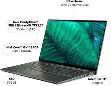 Acer Swift 5 Intel Evo SF514-55TA (NX.A6SSI.005) Laptop