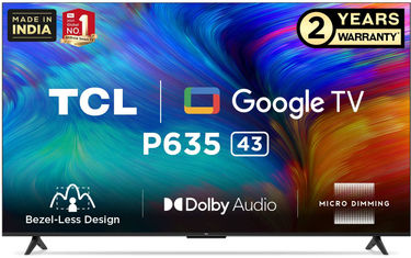 TCL 43P635 43 inch UHD Smart LED TV